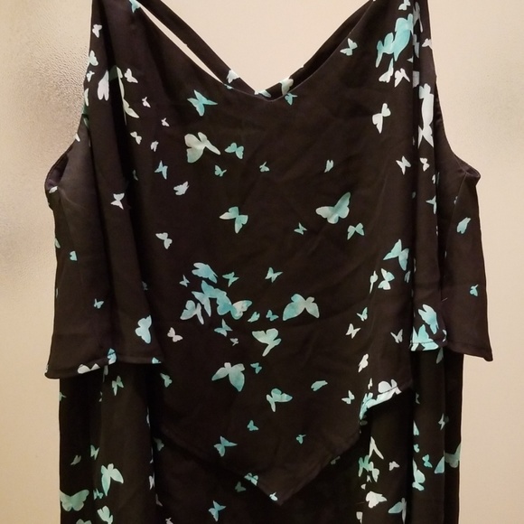torrid Tops - Torrid butterfly double layer tank top